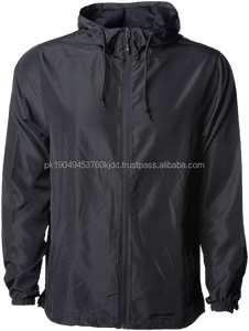 Veste coupe-vent unisexe personnalisée de haute qualité à capuche pour l'extérieur Vestes coupe-vent d'hiver à fermeture éclair - Product Image 2