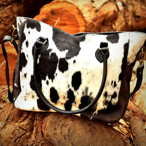 Nuevo Bolso Tote Casual de Cuero Elegante con Cierre de Cremallera, Bolsos Ligeros de Cuero Genuino Personalizados, Piel de Vaca - Product Image 1