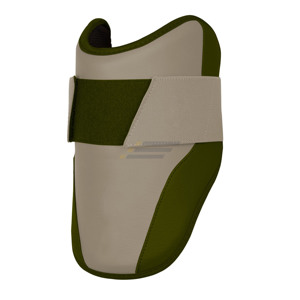 Protège-coude de baseball en PU rouge et bleu avec sangle réglable pour la protection des adultes, utilisable en toutes saisons, protège-coude de baseball et de softball - Product Image 3