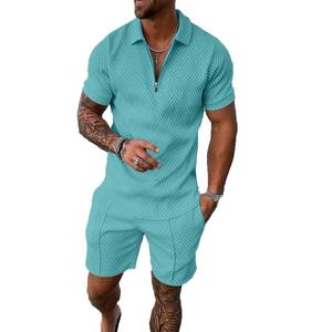 Ensembles courts pour hommes, tenues 2 pièces, polo, mode, survêtements d'été, ensemble décontracté, ensemble à manches courtes et shorts pour hommes - Product Image 4