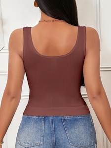 Soutien-gorge de sport sans couture pour femme, haut court de yoga, vêtements de fitness extensibles, personnalisation de marque, vente en gros, fabricant d'usine - Product Image 2