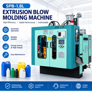 Machine de soufflage par extrusion de qualité industrielle TS pour fût d'huile lubrifiante en HDPE - Product Image 1