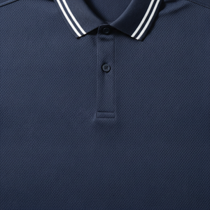 Chemises personnalisées pour hommes et femmes, en tricot uni 100% coton, anti-rides, manches courtes, avec logo personnalisé - Product Image 2
