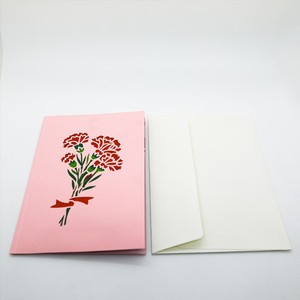 การ์ดป๊อปอัพ 3 มิติ การ์ดอวยพรลายดอกไม้ การ์ดอวยพรลายดอกไม้พิมพ์ลายศิลปะ การ์ดอวยพร 3 มิติ การ์ดของขวัญแบบกำหนดเอง การ์ดอวยพรทำมือ 3 มิติ - Product Image 4