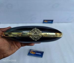 Bolso de mano hecho a mano de alta calidad con cuerno de búfalo real, elegante diseño de amor de GM Impex - Product Image 4