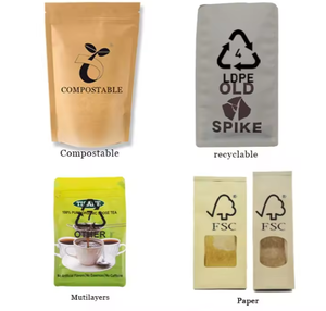 Base Cuadrada Transparente de Plástico PE de Ocho Lados para Bolsa con Cierre Superior y Logotipo Personalizado para Empacar Chicles, Fideos y Nueces - Product Image 2