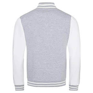 Chaqueta Varsity Premium de Invierno para Hombre, Cuello Alto, Parches Bordados Personalizados, Logotipo Frontal, Chaqueta Casual de Alta Calidad OEM - Product Image 2