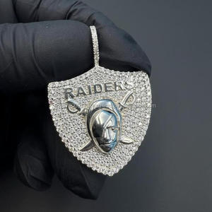 Designer Custom Sports Pendant Lab Grown Diamond <b>Iced</b> <b>Out</b> Hip Hop <b>Chain</b> Statement Jewelry Necklace - Product Image 1