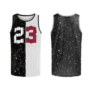 Maillot de basket-ball personnalisé par sublimation pour hommes, débardeur, uniforme d'équipe, t-shirt de sport imprimé à séchage rapide - Product Image 3