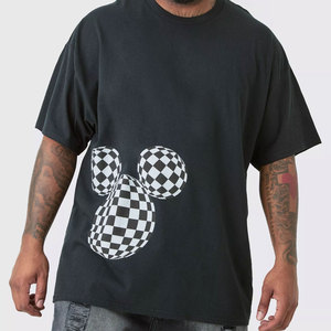 Exoro Apparels T-shirt Homme Oversize Personnalisé Imprimé Premium Manches Courtes Coton Velours Écologique Respirant Vêtement Décontracté - Product Image 4