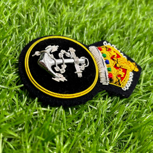 Badges en tissu de mode en toile, brodés à la main, avec logo personnalisé, en fil de bouillon, style dentelle, de luxe, vente en gros - Product Image 4