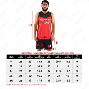 Blaze Fight Wear <b>Basketball</b> Uniform OEMOEM Custom High Quality t Breathable Uniform Shorts Plus <b>Size</b> Sublimation Technique - Product Image 6