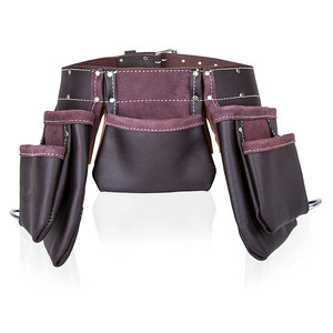 Ceinture multi-outils avec poches pour outils et équipements, organisateur de travail en cuir noir pour mécaniciens et projets de bricolage - Product Image 5