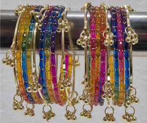 Ensemble de bracelets Jhumki kashmiris tendance et très vendus, pour mariages et fêtes, prix de gros premium, artisanat en résine - Product Image 4