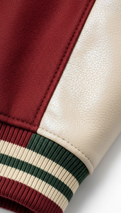 Vêtement d'extérieur tendance de style américain esthétique avec doublure matelassée et manches contrastées, style américain original - Product Image 4