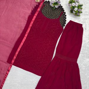 Pink Sleeveless A-Line <b>Maxi</b> <b>Dress</b> Solid Casual Summer <b>Dress</b> for Women - Product Image 3