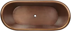 Bañera de cobre con mosaico de vidrio de la mejor calidad para baño, bañera de cobre personalizada de fabricante y proveedor indio - Product Image 4