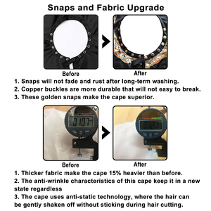 HYSAF APPARELS CO Cape de Coiffure Personnalisée pour Salon, Capes en Polyester Résistantes à l'Eau avec Logo Personnalisé, Cape de Coiffure Designer Personnalisée en Usine - Product Image 2