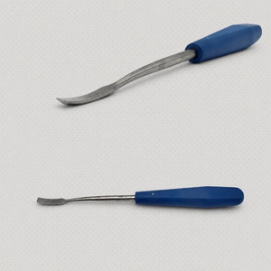 Raspatoire de style Aesculap de Jamso Industries avec lame incurvée à pointe plate, instrument chirurgical en acier inoxydable JI-4141 certifié CE - Product Image 2