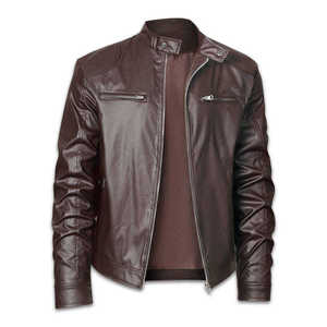 New Customized Thick Waterproof <b>Motorcycle</b> <b>Jacket</b> For Men Premium Style Comfortable Biker <b>Jacket</b> Top Selling Cafe Leather <b>Jacket</b> - Product Image 1