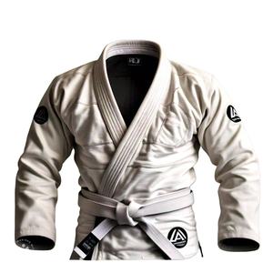 Brazilian Jiu Jitsu Gi <b>Kimono</b> Uniform with <b>Belts</b> 100% Cotton Customized Color Logo High Quality Unisex for Martial Arts Training - Product Image 1