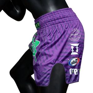 Pantalones Cortos de Muay Thai Fairtex Hechos a Medida, Venta Caliente OEM, 100% Poliéster Elástico para Entrenamiento de Artes Marciales, Combate y Competencia, para Hombre - Product Image 6