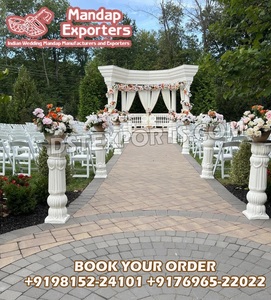 South Indian Wedding Archway <b>Decor</b> with <b>Elephants</b> Luxury Wedding Archway for Indian Wedding Ceremony Decoration - Product Image 5