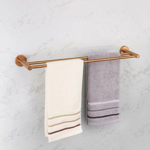 Anillo para toallas de metal con acabado dorado y superficie pulida, ideal para una decoración elegante del baño y un uso duradero - Product Image 4