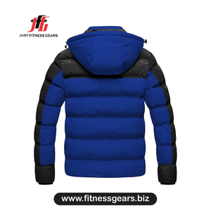 2026 Puffer <b>Jacket</b> Windproof Winter Casual <b>Zipper</b> Closure Thick Polyester Wadding Coat - Product Image 2