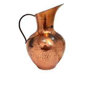 Jarra de Agua de Cobre con Diseño Marroquí, Jarra Grabada con Asa de Latón para Decoración del Hogar, Decoración del Hogar, Utensilios de Cocina, Restaurante - Product Image 1