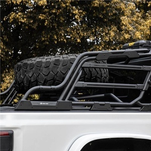 Barra Antivuelco / Portaequipajes Deportivo con Soporte para Llanta de Repuesto para Jeep Gladiator JT 2021-2026, Portaequipajes Resistente para Camioneta, Fijación con Tornillos, JT1026 - Product Image 3