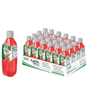 Boisson à l'aloe vera de votre marque de 500 ml avec saveur pastèque – Fournisseurs, fabricants, OEM – Produit de boisson très demandé - Product Image 1