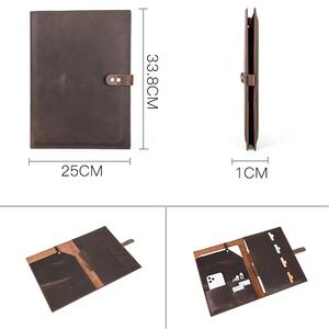 Funda y Estuche para Laptop de Cuero Genuino al por Mayor, Estilo Ejecutivo Moderno y Duradero para Macbooks y Laptops LS-0293 - Product Image 4