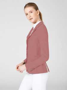 Chaqueta de Caza y Competición Ecuestre para Mujer, Personalizable en Talla y Logotipo, Color Rosa Polvoriento, de Algodón y Elastano, para Actividades al Aire Libre - Product Image 3