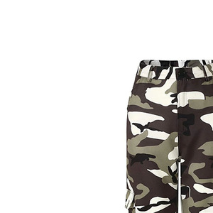 <b>Men's</b> Camouflage Cargo Sweatpants High Waist Elastic Multiple Pockets Casual Style Autumn Wear Breathable Midweight Fabric - Product Image 6