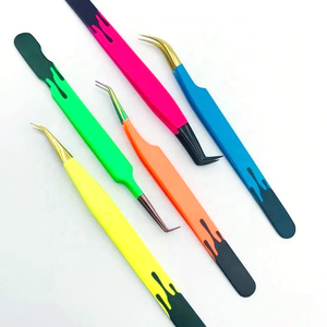 Pince à épiler en acier inoxydable anti-magnétique et anti-statique, durable, de haute qualité, OEM, à pointe fine, avec logo personnalisé et marque privée - Product Image 4