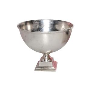 Refroidisseur à champagne décoratif moderne avec poignées en corde, base sur pied, grande capacité de 3 litres, bol à boissons pour comptoir - Product Image 2