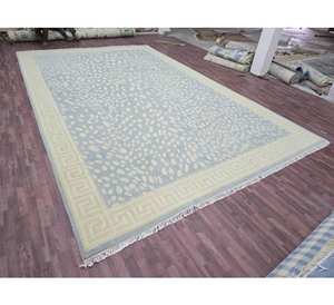 Alfombras de Algodón Modernas Hechas a Mano con Nudos, 10x14 9x12, de Alta Calidad, Multicolor, con Diseño Abstracto, Tejidas, Antideslizantes, con Base de Espuma - Product Image 3