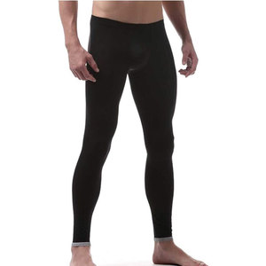 Men Base Layer <b>Compression</b> Leggings Athletic Performance Sports Pants Zipper Pocket Baselayer Sports Tights Leggings - Product Image 3