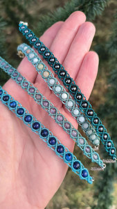 Handcrafted Macrame Beaded <b>Bracelet</b> Set Colorful Stone <b>Adjustable</b> Boho <b>Bracelets</b> Handmade Jewelry for Women Gift - Product Image 4