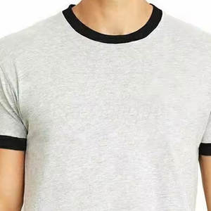 Camisetas de algodón de alta calidad hechas a medida con cuello redondo para hombre, etiqueta privada, camiseta personalizada para hombre, venta en línea - Product Image 5
