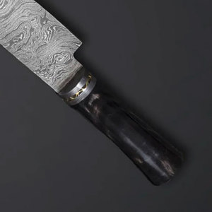 Couteau de chef artisanal en acier Damas, couteau de cuisine haut de gamme, outil de cuisson professionnel, manche ergonomique pour restaurant et hôtel - Product Image 6