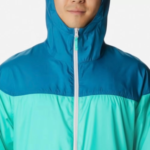Wholesale Lightweight Packable Travel Men Jacket Waterproof <b>Windbreaker</b> Hooded Jacket for Outdoor Activities - Product Image 4