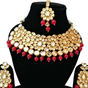 Women's Trendy Alloy Party Wear Engagement Anniversary Wedding Choker Earrings Set Copper 18K Gold Plated Zircon Jewelry - Product Image 2