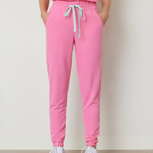 V Neck Women Medical <b>Scrubs</b> Uniform Set <b>Top</b> & Pants with Multi Pockets Nurse Hospital Workwear Customized Design Supplier - Product Image 3
