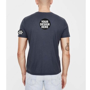 Camisetas Lisas Teñidas al por Mayor, de Algodón Anillado Suave al Tacto, para Impresión DTF Personalizada, Estilo Vintage - Product Image 1