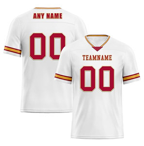 Camiseta de Fútbol Americano Personalizada para Hombre, Naranja, Cuello en V, Manga Corta, Impresión Sublimada, Absorbe la Humedad, Nombre del Equipo, Número 00 - Product Image 4