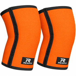 Wholesale Neoprene <b>Knee</b> Sleeve for Strength Training Weightlifting Sports <b>Compression</b> <b>Support</b> OEM Factory Manufacturer - Product Image 1