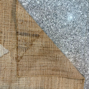 Alfombra de Yute Tejida a Mano con Patrón Geométrico, Fibra Natural Ecológica para Sala de Estar - Product Image 4