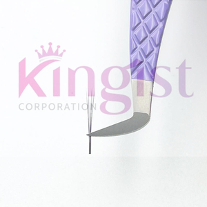 Pinzas Profesionales para Extensión de Pestañas Caesar Looks, con Logotipo Personalizado, de Acero Inoxidable, Marca Privada, Pinzas Rectas y Oblicuas - Product Image 4